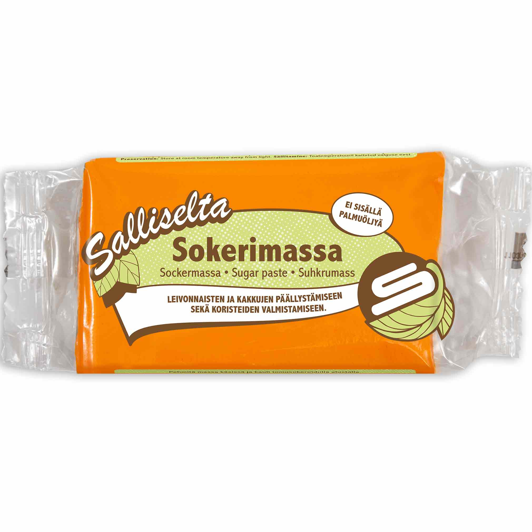 Sockermassa orange 250g