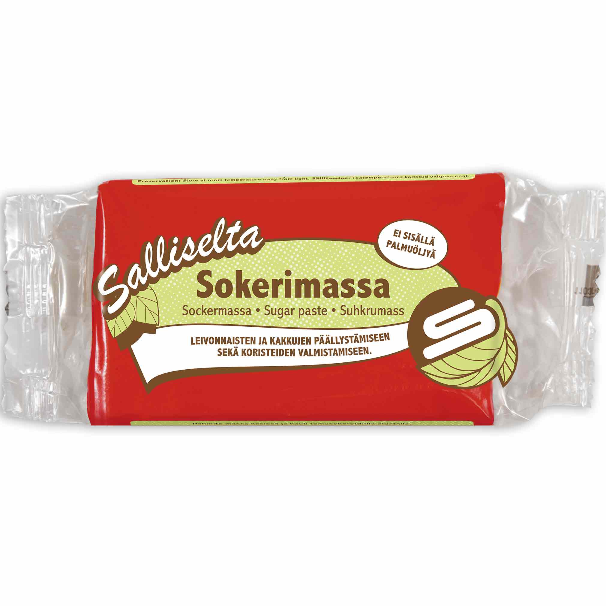 Sockermassa röd 250g