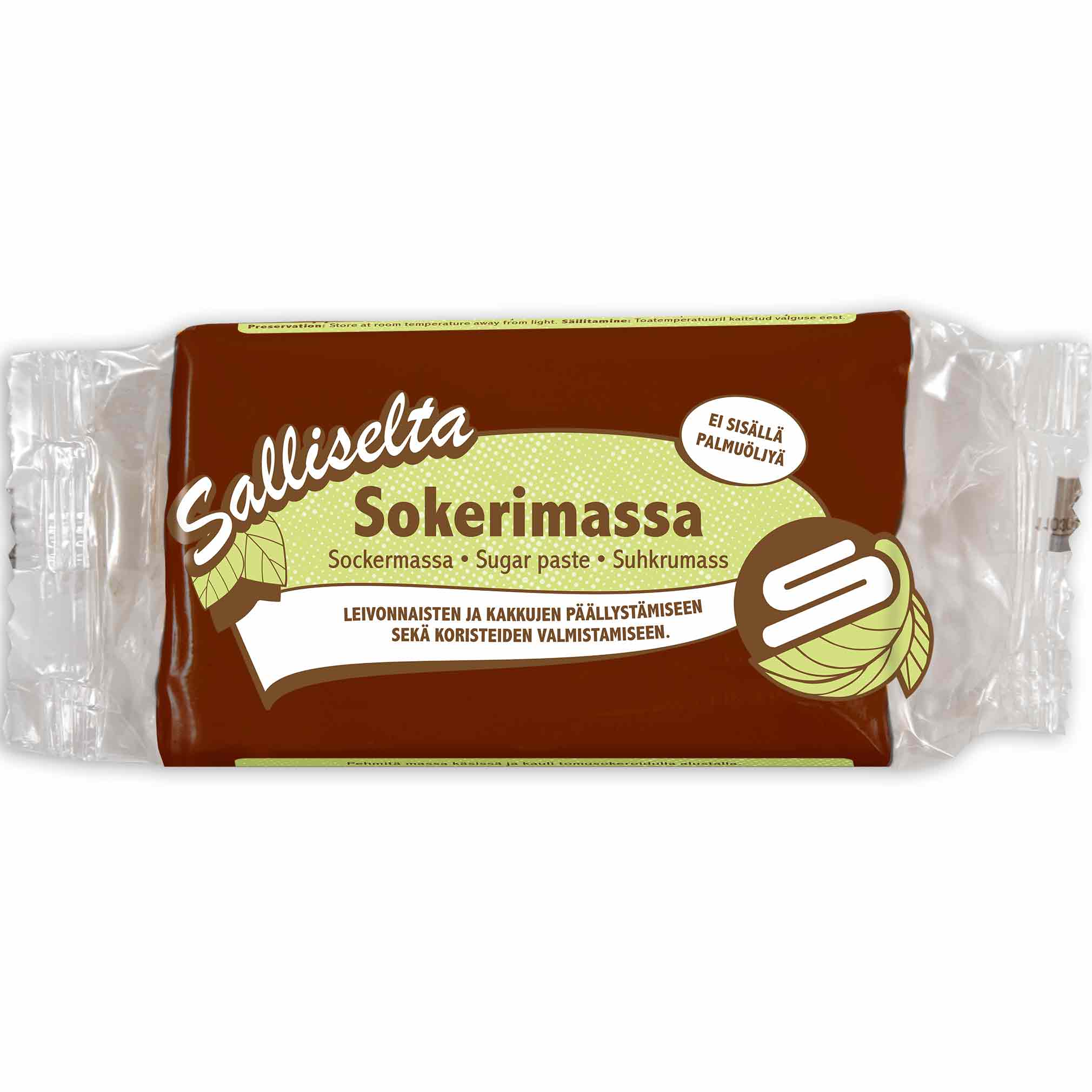 Sockermassa chokladsmak brun 250g