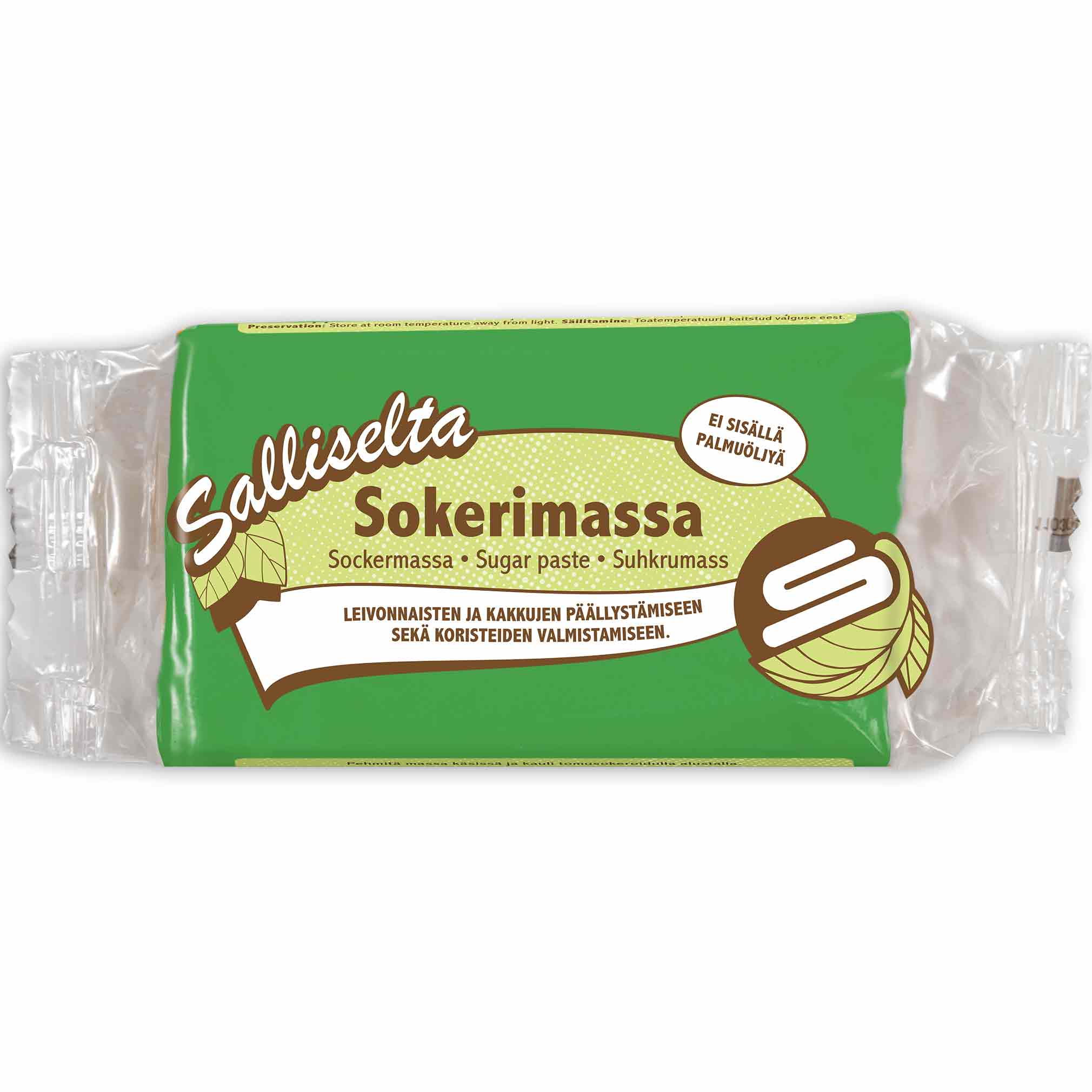 Sockermassa grön 250g