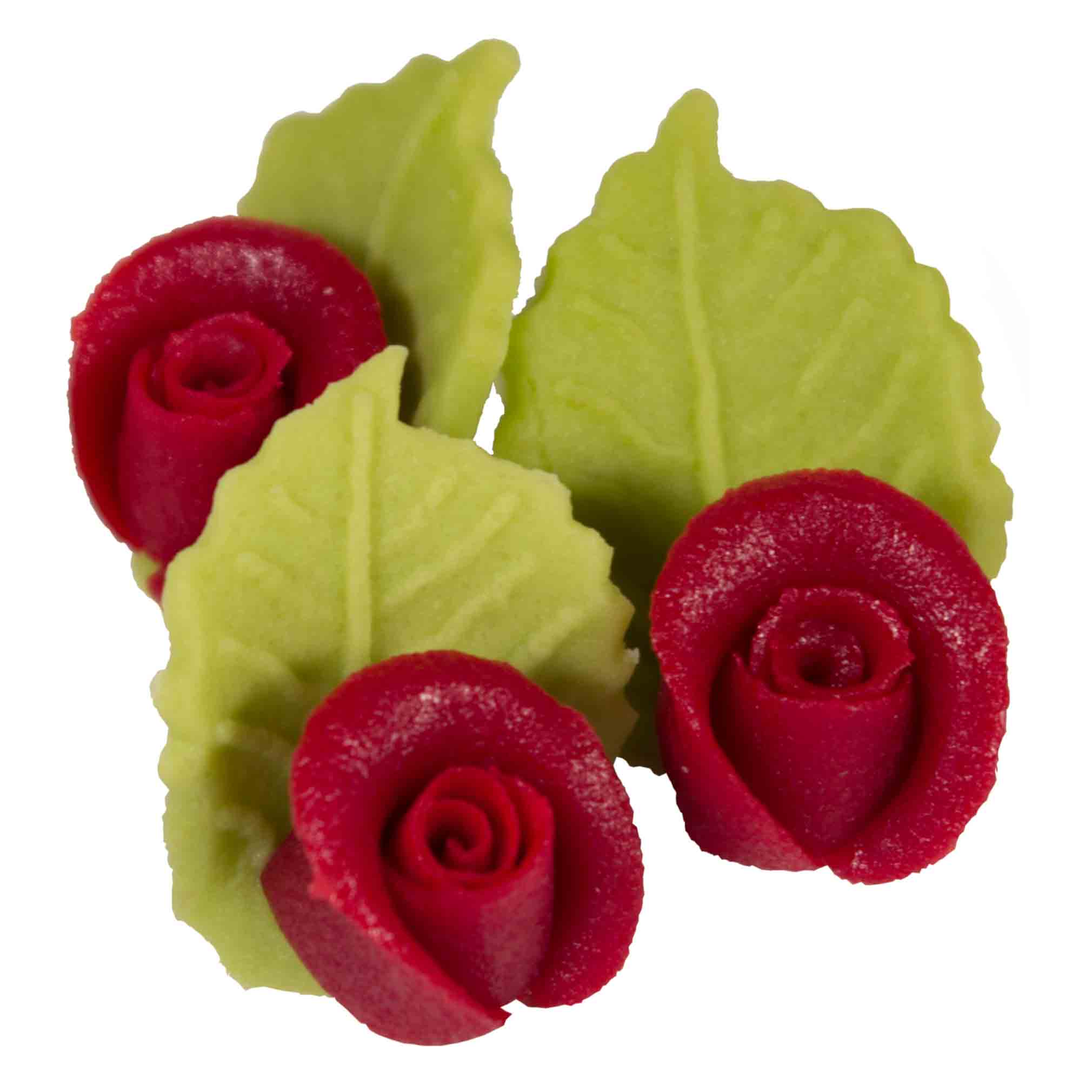 Miniros marsipan röd